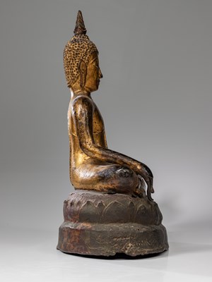 Lot 94 - (R) BRONZE FIGURE GAUTAMA BUDDHA