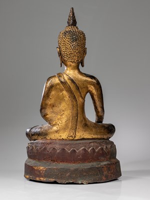 Lot 94 - (R) BRONZE FIGURE GAUTAMA BUDDHA