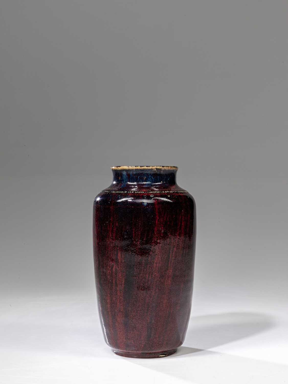 Lot 31 - (R) FLAMBE GLAZED VASE
