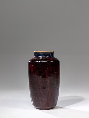 Lot 31 - (R) FLAMBE GLAZED VASE