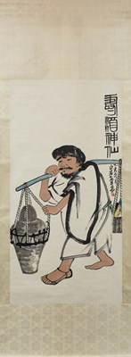 Lot 155 - QI BAI SHI (1864-1957) - BIRTHDAY CELEBRATIONS