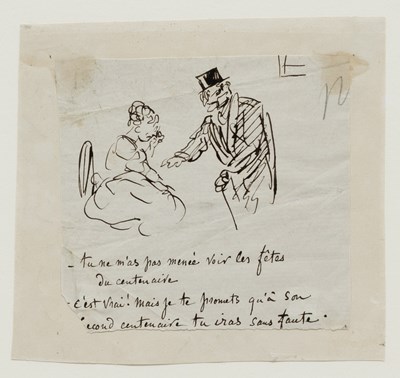 Lot 77 - Umkreis des Honore Daumier (zugeschr.)