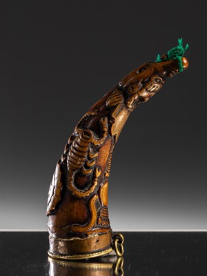 Lot 54 - POWDER HORN