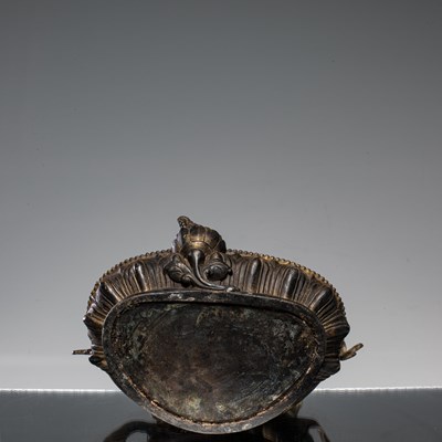 Lot 47 - BRONZE JAMBHALA TIBET OR NEPAL 20TH CENTURY OR LATER